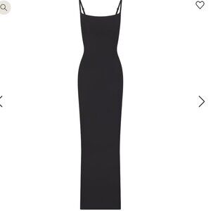 SKIMS NWT LONG SLIP DRESS XS BLACK